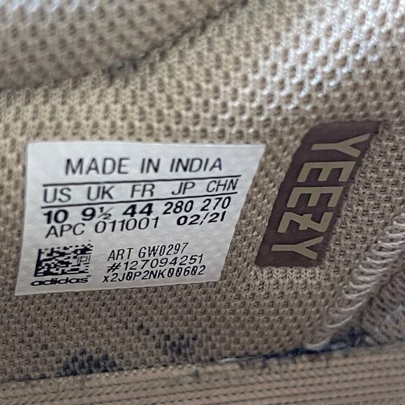 adidas Yeezy Boost 700 Enflame Amber Men's size US 10 Beige Brown AUTHENTIC - Picture 6 of 16